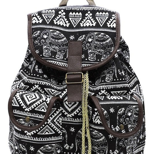 Cute Canvas Backpack Purse