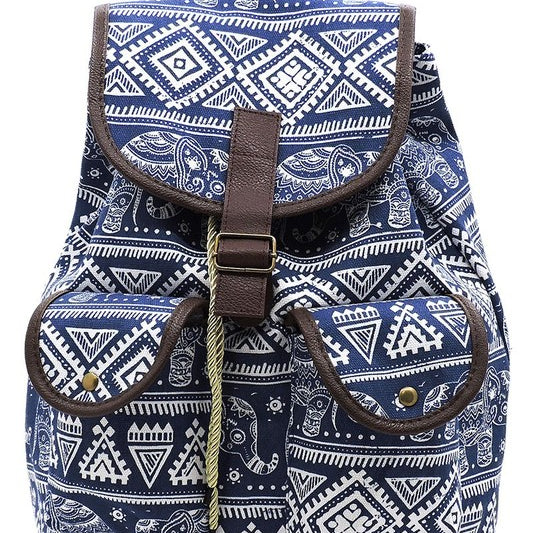 Cute Canvas Backpack Purse