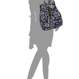 Paisley Printed Canvas Backpack