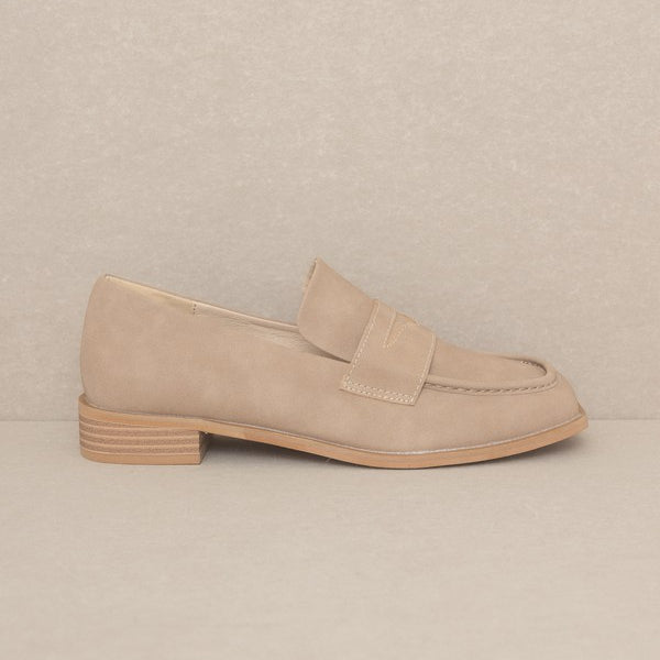 OASIS SOCIETY June - Square Toe Penny Loafers