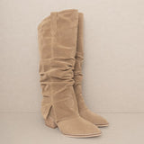 OASIS SOCIETY Thea - Fold Over Slit Jean Boots