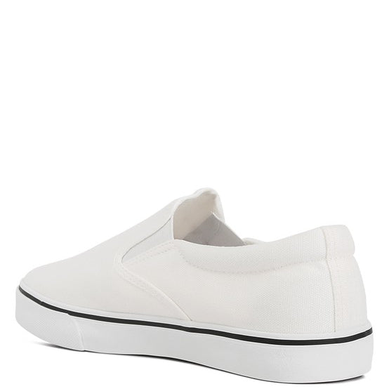 Canvas Slip On Sneakers