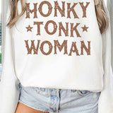 HONKY TONK WOMAN OVERSIZED SWEATSHIRT