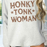 HONKY TONK WOMAN OVERSIZED SWEATSHIRT