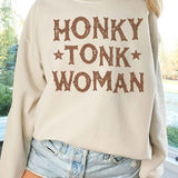 HONKY TONK WOMAN OVERSIZED SWEATSHIRT