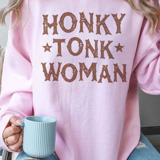 HONKY TONK WOMAN OVERSIZED SWEATSHIRT