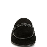 Lavinia Suede Leather Braided Detail Mules