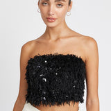 FEATHER TUBE TOP