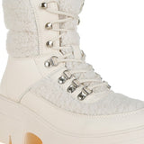 Wellerman Faux Fur Detail Chunky Hiker Boots