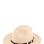 Basic Buckle Fedora Hat