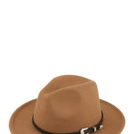 Basic Buckle Fedora Hat