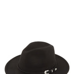 Basic Buckle Fedora Hat