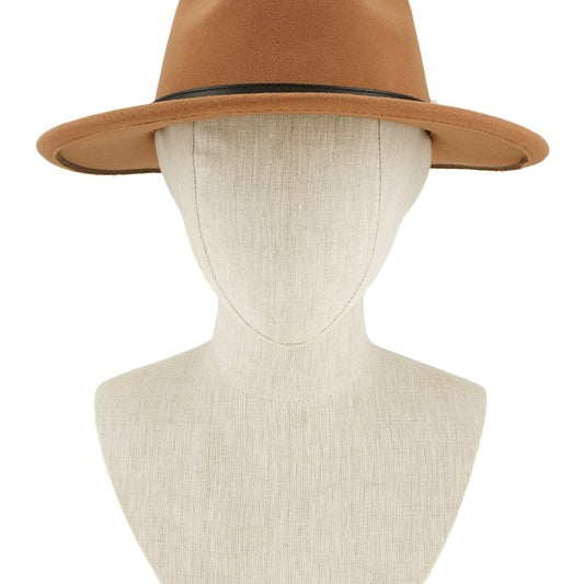 Basic Buckle Fedora Hat