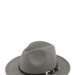 Basic Buckle Fedora Hat