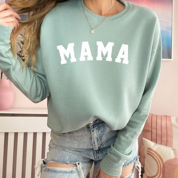 Varsity Font MAMA Sweatshirt