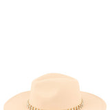 Rhinestone Accent Fedora Hat