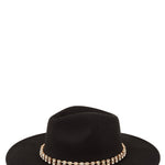 Rhinestone Accent Fedora Hat