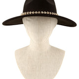 Rhinestone Accent Fedora Hat