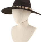 Rhinestone Accent Fedora Hat