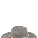 Rhinestone Accent Fedora Hat