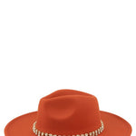 Rhinestone Accent Fedora Hat