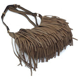 Fringe Hobo Crossbody Bag