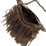 Fringe Hobo Crossbody Bag