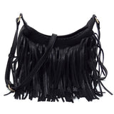 Fringe Hobo Crossbody Bag