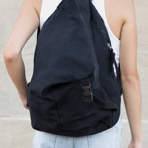 Kai Asymmetric Canvas Backpack