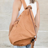 Kai Asymmetric Canvas Backpack