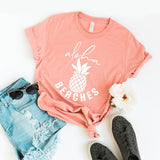 Aloha Beaches Pineapple Short Sleeve Graphic Tee