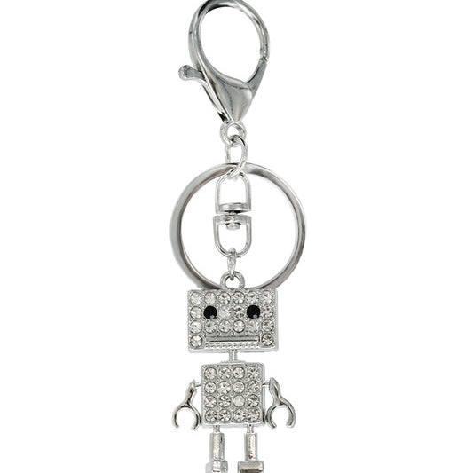 RHINESTONE ROBOT KEY HOLDER