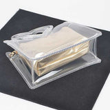 Heart Shape Handle  2 In 1 Stadium Transparent Bag