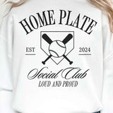 HOME PLATE SOCIAL CLUB OVERSIZED SWEATSHIRT