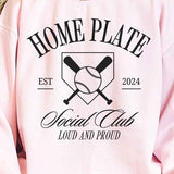 HOME PLATE SOCIAL CLUB OVERSIZED SWEATSHIRT