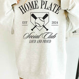 HOME PLATE SOCIAL CLUB OVERSIZED SWEATSHIRT