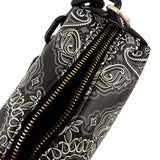 Paisley Print Rectangular Bag with Strap