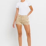 High Rise Cargo Shorts