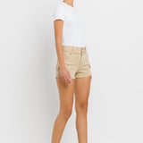 High Rise Cargo Shorts