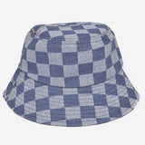 Checker Denim Bucket Hat