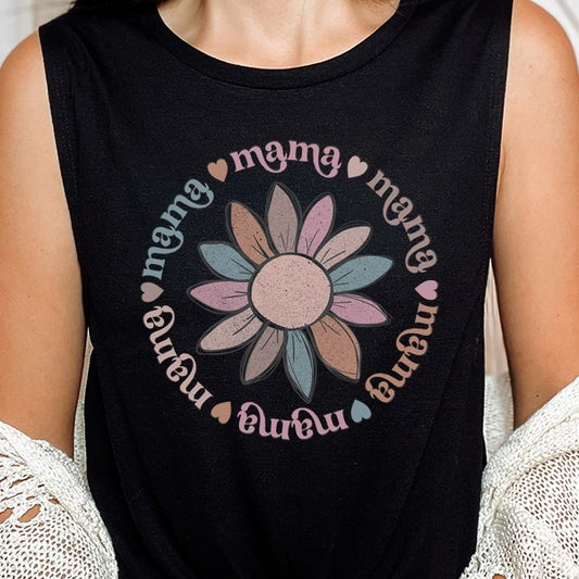 Mama Soft Colored Circle Tank Top