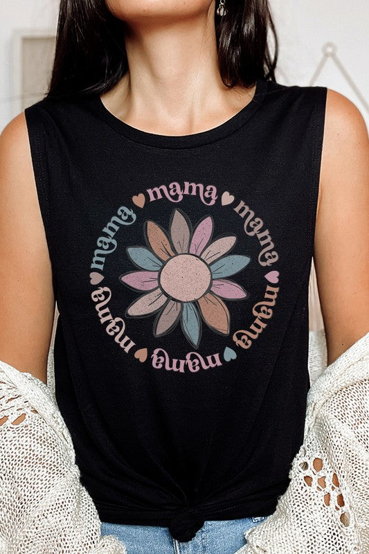 Mama Soft Colored Circle Tank Top