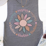 Mama Soft Colored Circle Tank Top