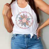 Mama Soft Colored Circle Tank Top