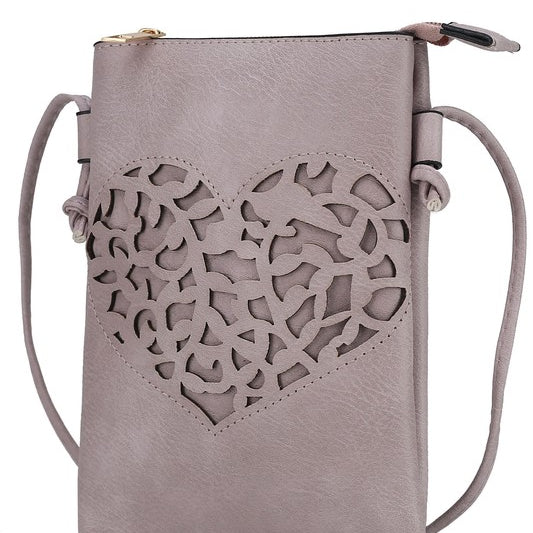 MKF Collection Heartly Crossbody Bag by Mia K