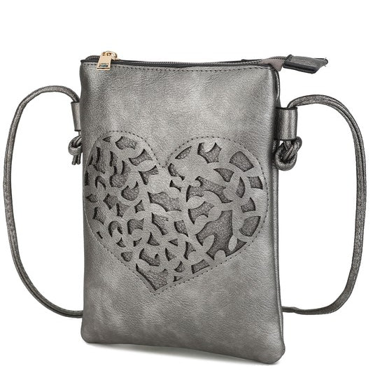 MKF Collection Heartly Crossbody Bag by Mia K