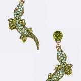 Crystal Alligator Iconic Earrings