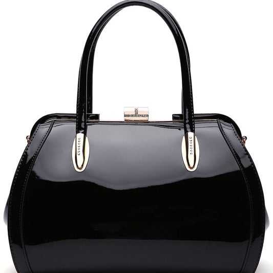 MKF Marlene Patent Satchel Handbag by Mia K