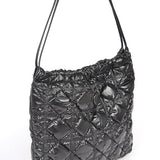 QUILTED BUBBLE NYLON TOTE
