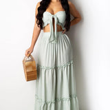 WOMEN SUMMER FASHION 2PC DRESS SET